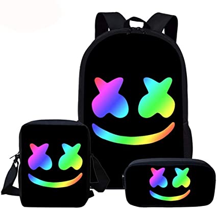 juego-mochilas-marshmello juego-mochilas-marshmello